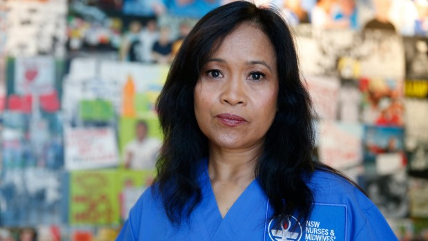 Jocelyn Hofman, a registered nurse from the Blue Mountains, told Fairfax she was concerned changes to nursing laws could be dangerous for residents in nursing homes. Photo: Peter Rae